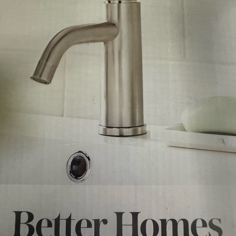 Better Homes And Gardens Brushed Nickel Bathroom Faucet - Silver